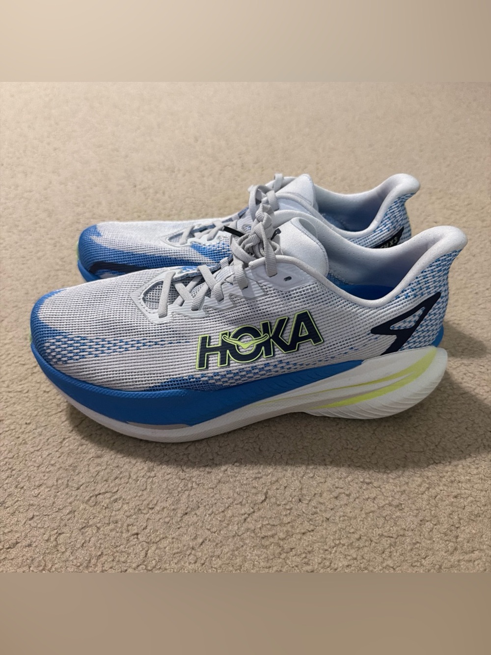 HOKA Men’s Size 8.5EE Wide Mach X 3 Shoes Sneakers 1168720 CRYV Running Walking